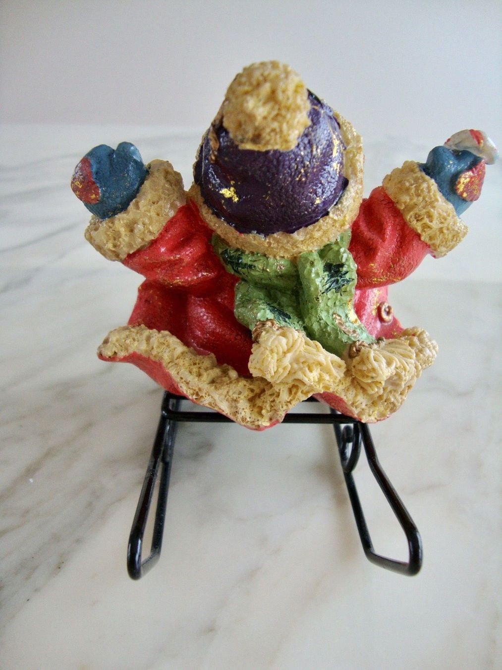 Statuette: Männchen auf dem Schlitten – Usato da Zürich venduto da Senga05 5