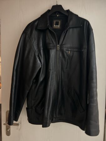 Herren Lederjacke schwarz Grösse L guter Zustand