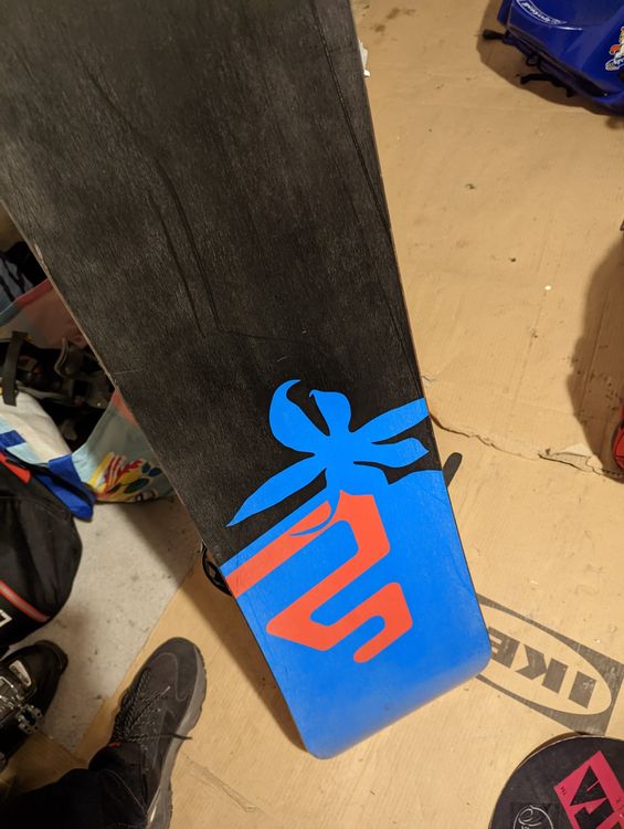 Snowboard Nitro 153 cm mit Bindung für Damen Occasion 5