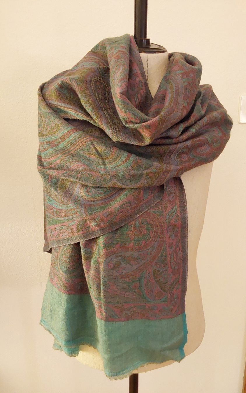 Foulard & Sciarpe: Schal Kaschmir türkis – Nuovo (secondo la descrizione) da Köniz venduto da scopello12