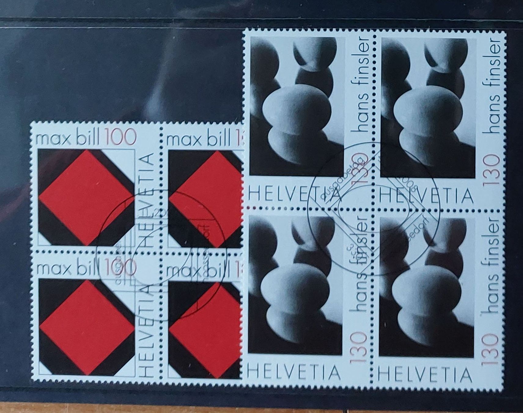 Tutti i francobolli: B1294 - "Art concret" B4 obl. 1er jour – Usato da Trélex venduto da Phil_Albert