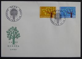 1962 - CH - Znr. 389-390 / Serie - FDC - ES - 17.09.1962