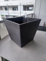 Blumentopf Ecopots grau