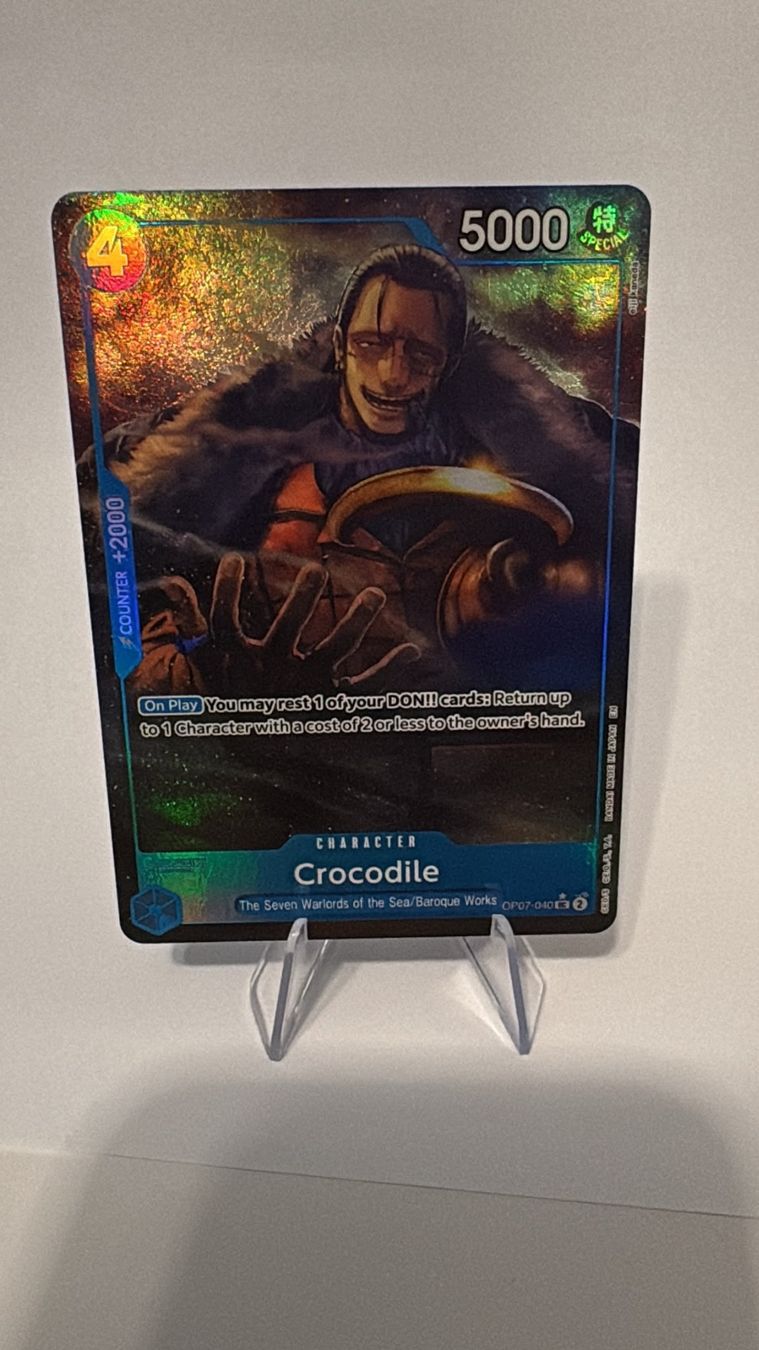 Bandai Cartes à collectionner: One Piece TCG - OP07-040 Crocodile – Neuf (Voir description) à Birsfelden par alex4127