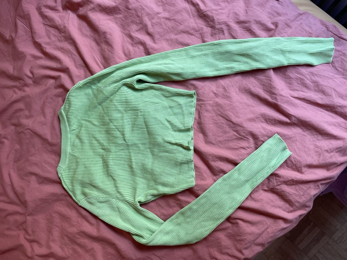 Pull&Bear Pullover & Sweatshirts: Pull&Bear Pullover, bauchfrei, Grösse S, neuwertig, grün – Neu (gemäss Beschreibung) aus Zürich von Carlajimena 5