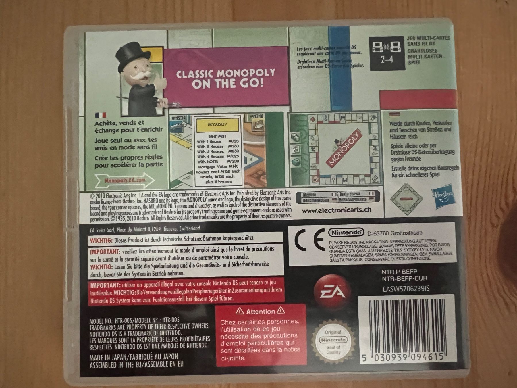 Nintendo Giochi: DS MONOPOLY – Usato da st.gallen venduto da SoCre75 2