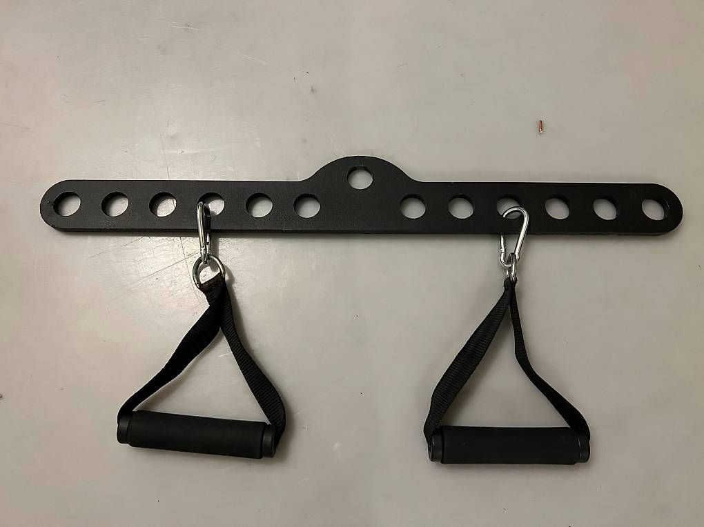 Hometrainer: Multihook Bar mit 2 Einzelhandgriffen Latzug / Rudern – Usato da Arlesheim venduto da SKA_4144 2