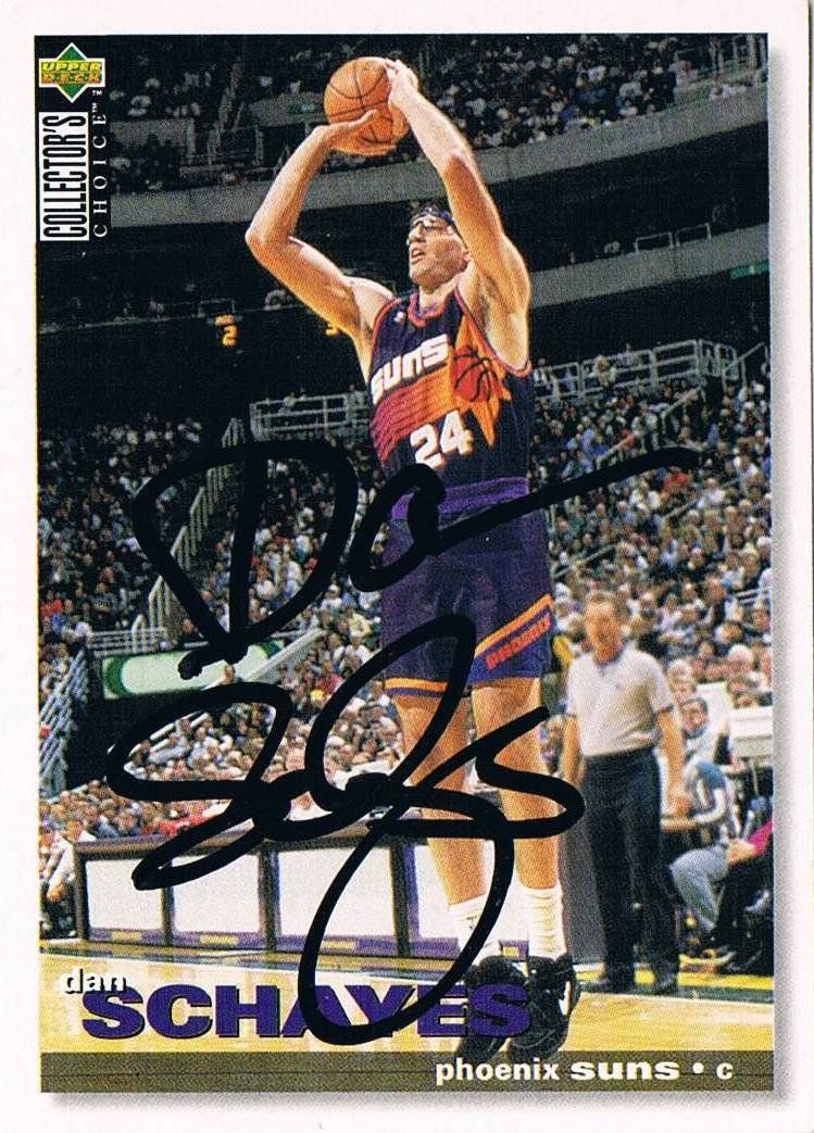 Autografi: Dan Schayes 1959- Autogramm UPPER DECK trading card 6x9cm – Usato da Bischofszell venduto da Gottselig