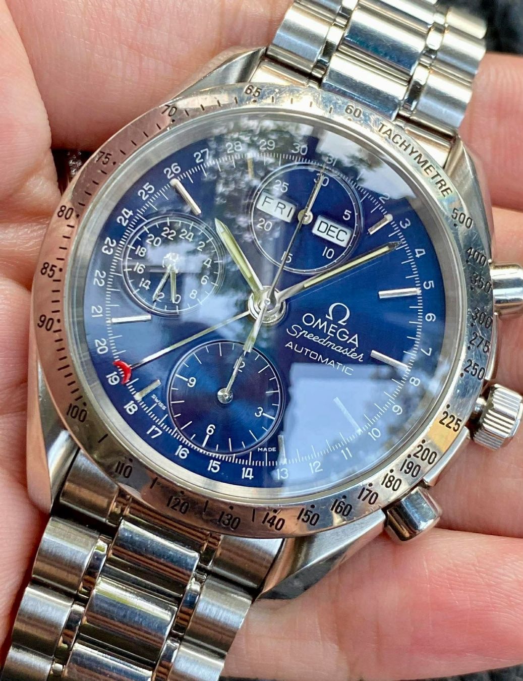 Omega Orologi: Omega Speedmaster triple date calendar – Usato da Genève venduto da Hiakoo 2