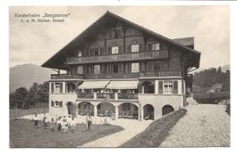 Gstaad (BE) Kinder-Kurheim "Bergsonne" - 1916