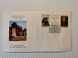 FDC Chile - Museo Historia Natural 1980