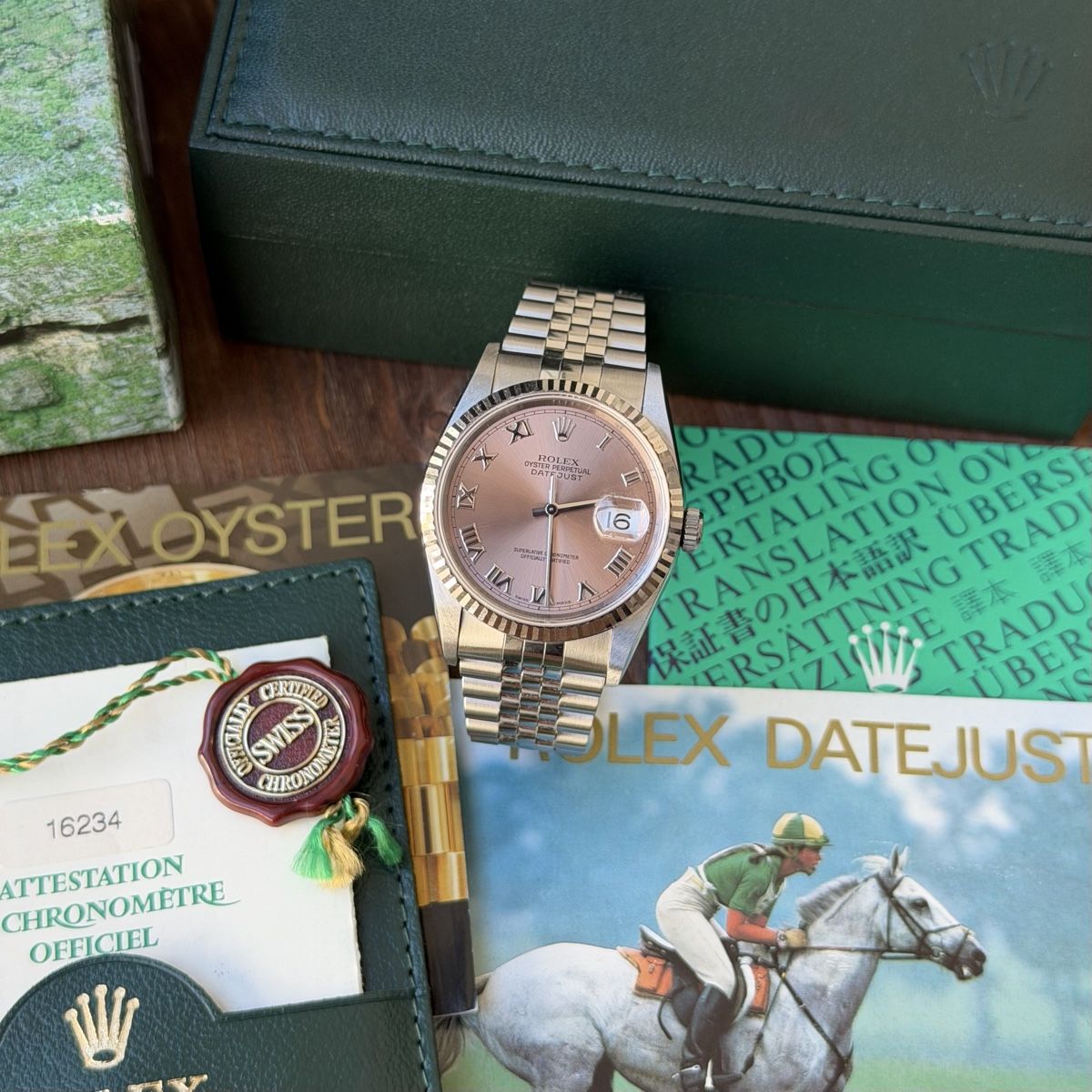 Rolex Orologi: Rolex Datejust 36 NOS Salmon dial  – Usato da Genève venduto da mgcrd