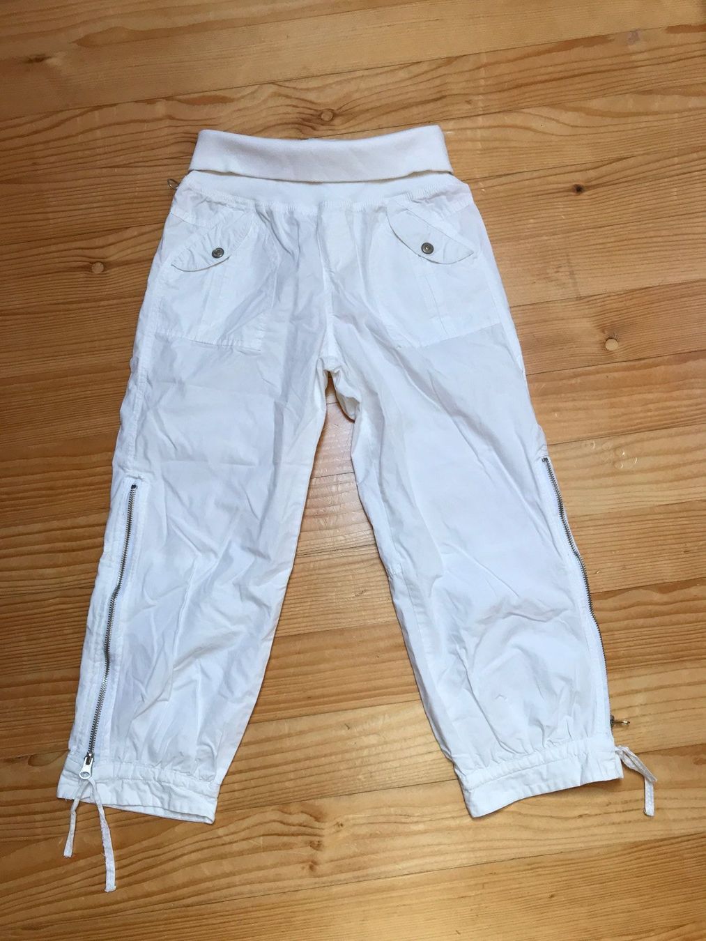 Hosen: Leichte Sommer Hose weiss von Chicorée S – Gebraucht aus Gümmenen von FelizitasHermann