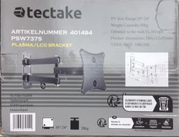 TV Wandhalterung Tectake PSW737S 10-24 Zoll Zustand neu