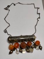 Vintage Beduinen Jemenitische Hirz Amulett-Halskette Kar #A7
