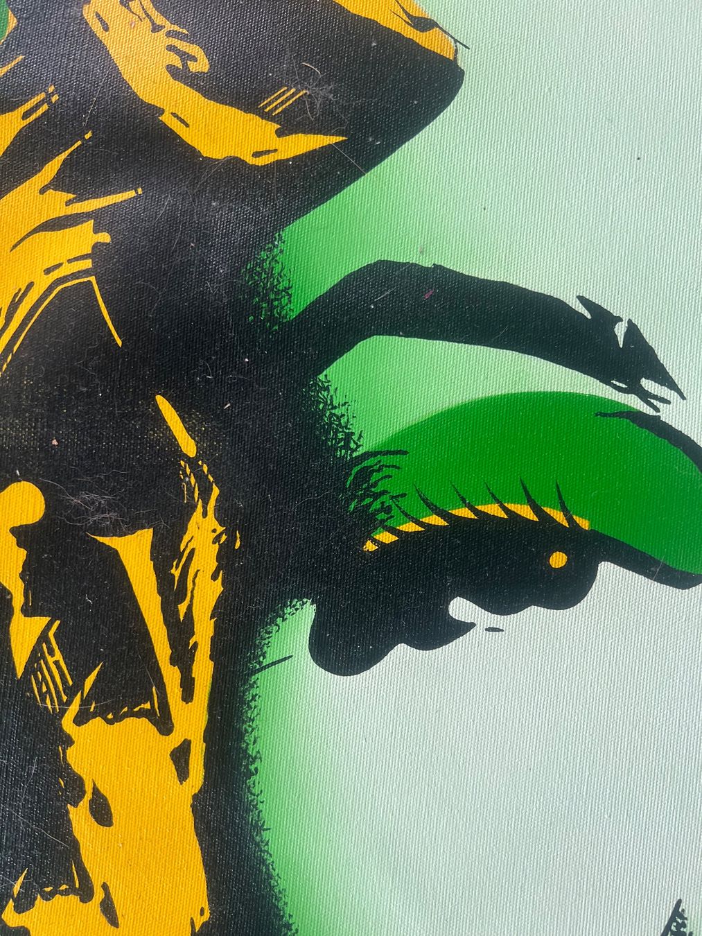 Gemälde: Andy Warhol, Acryl auf Leinwand, Kopie – Gebraucht aus Rain von daVinci3000 2