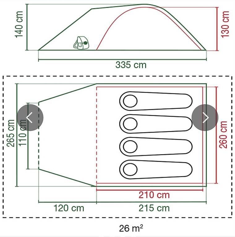 Tende : Coleman Darwin 4+ – Usato da Lausen venduto da Benjhelfi 2