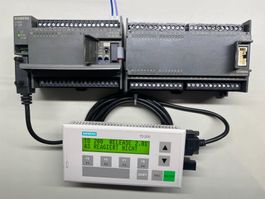 Siemens Simatic S7-200 SPS Baugruppe mit TD200 Display