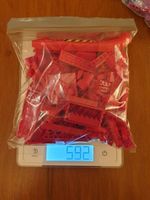 Sortierte Lego Teile, Rot