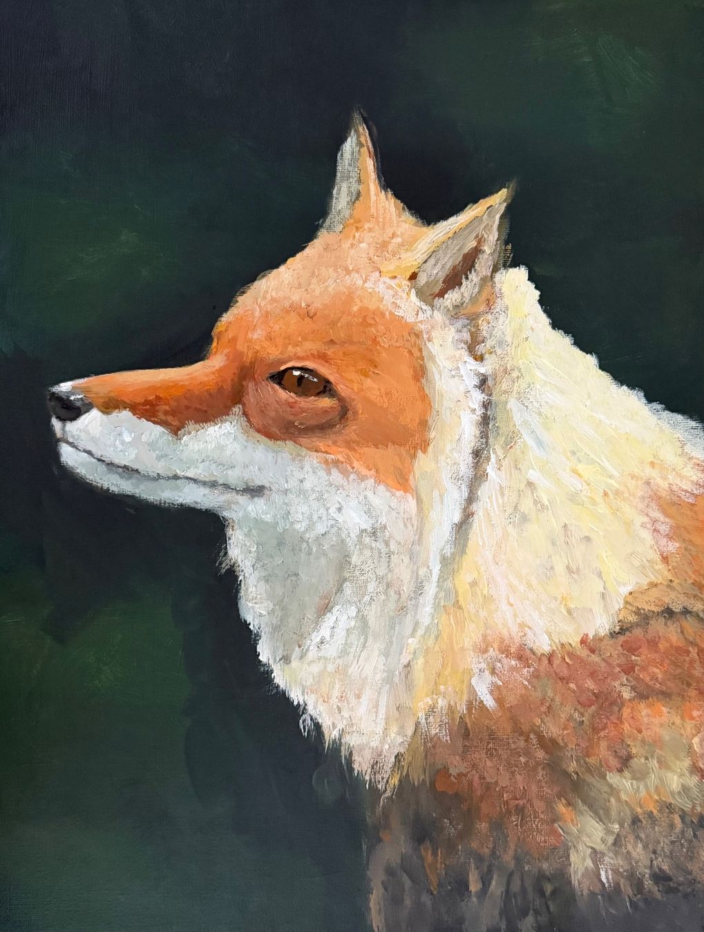 Tableaux: Fuchs Gemälde 40x30cm – Neuf avec emballage d'origine à Pfäffikon SZ par Andrei_Moro_Kunst