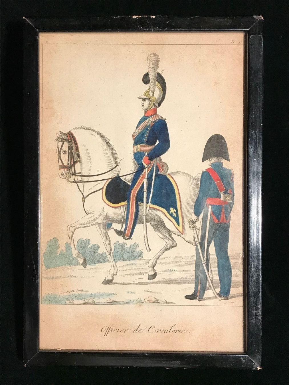 Stiche: Stich Uniformen 'Officier de Cavalerie' – Gebraucht aus Thalwil von Peter0911