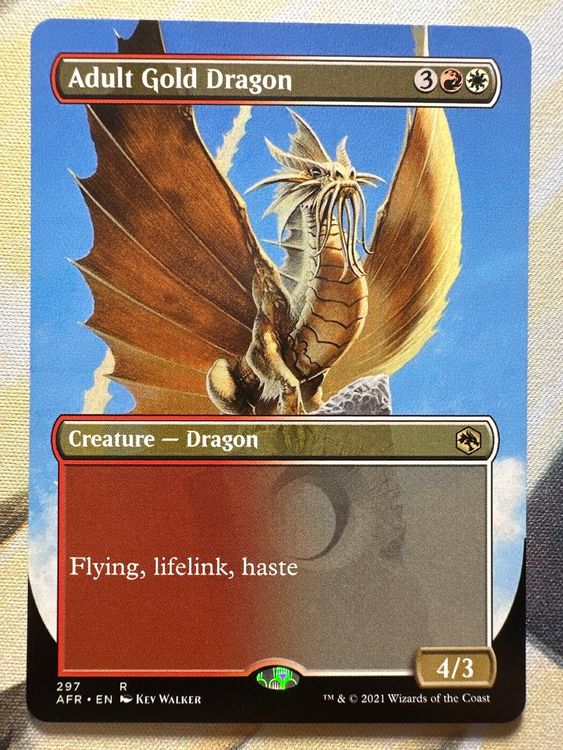 Adult Gold Dragon Variant 297 Forgotten Realms (Neu (gemäss ...