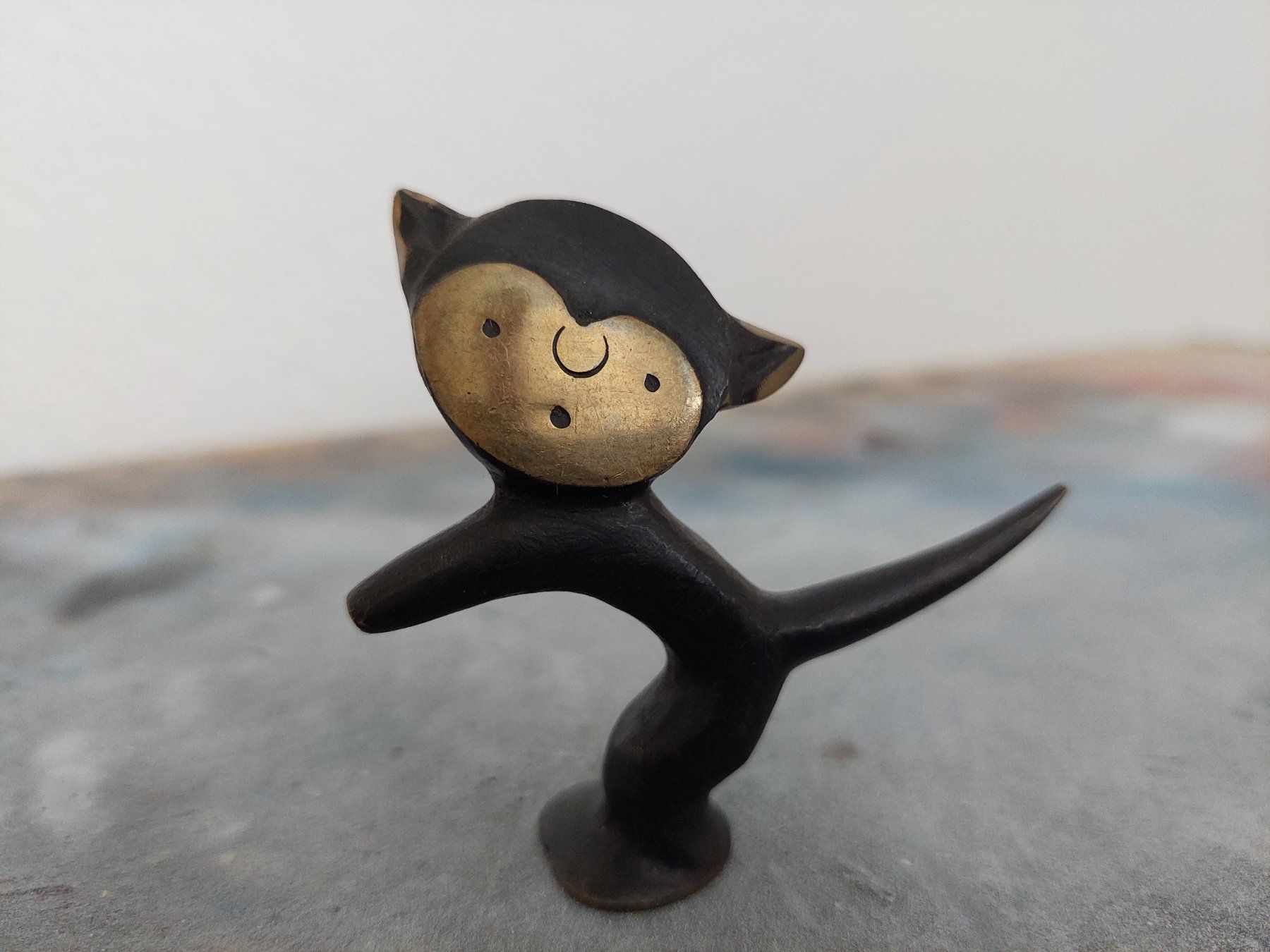 Statuette: Bronce/Messingfigur " Katze" – Usato da Subingen venduto da K7passt_immer