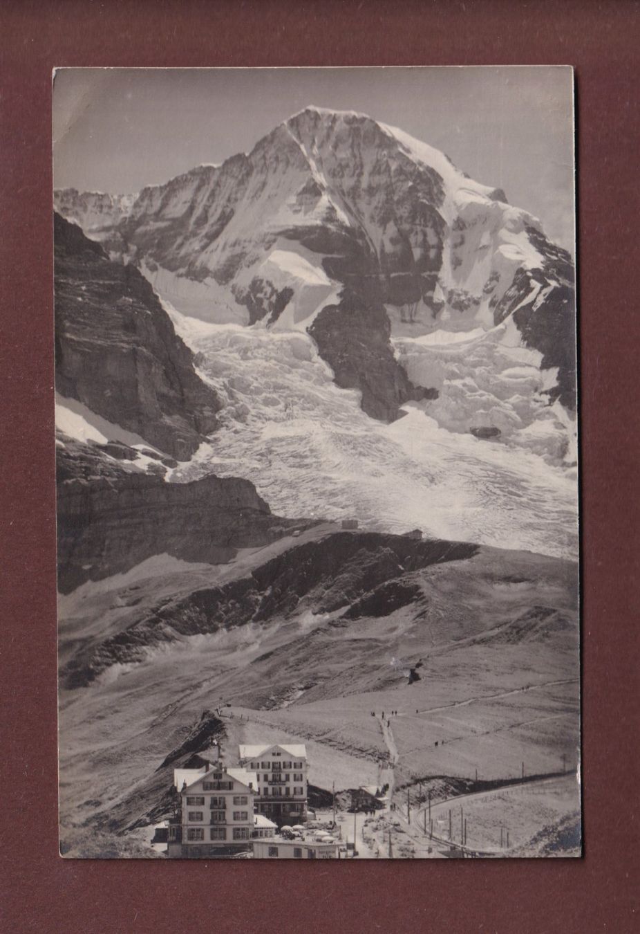 Ansichtskarten: KLEINE SCHEIDEGG - Mönch - 1928 - E. Gyger – Gebraucht aus Pully von nicecards-shop
