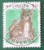 Nr.790 mit VollStempel Katzen 1990 Luzern   