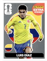 Extra Sticker Panini WM 2026 Luis Diaz Silber