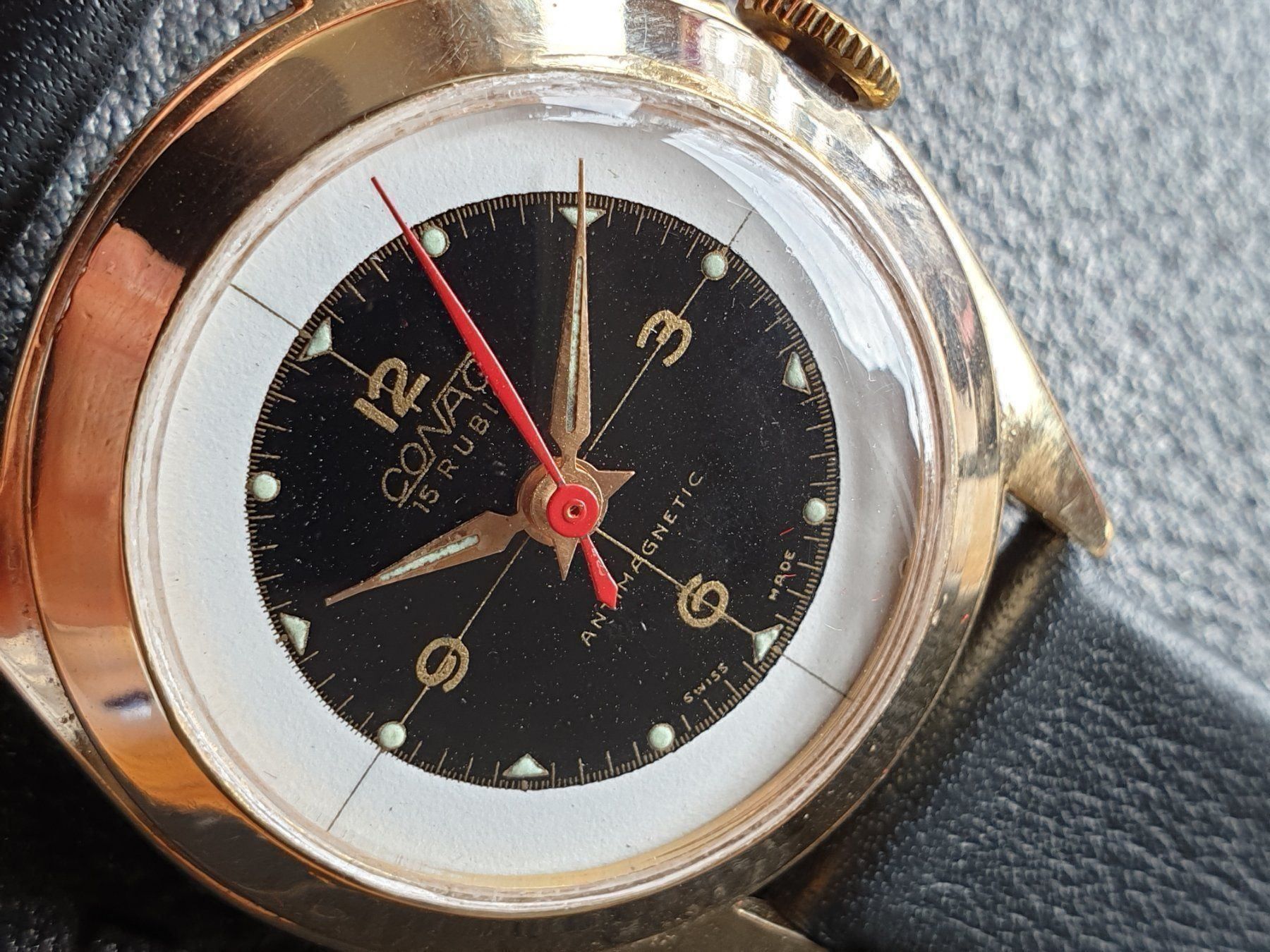 Orologi: Conac 15 Rubis Antimagnetic AZ057 – Usato da Uster venduto da Allezeit 4