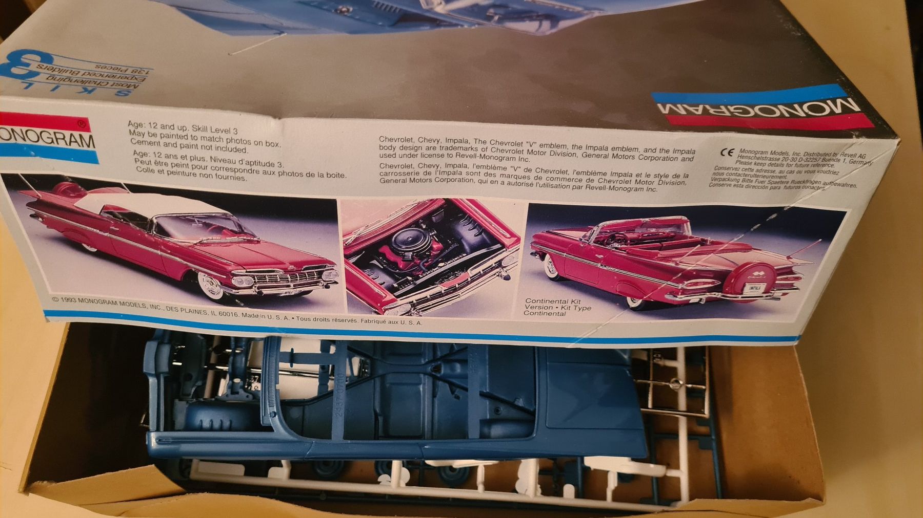 Kit di modellismo & Modellini statici: 1:25 Chevrolet Impala Convertible - Monogram 2437 – Usato da Bassersdorf venduto da jackbmw 7