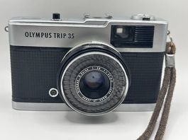 Olympus Trip 35 Silber Kultkamera mit Selenbelichtungsmesser