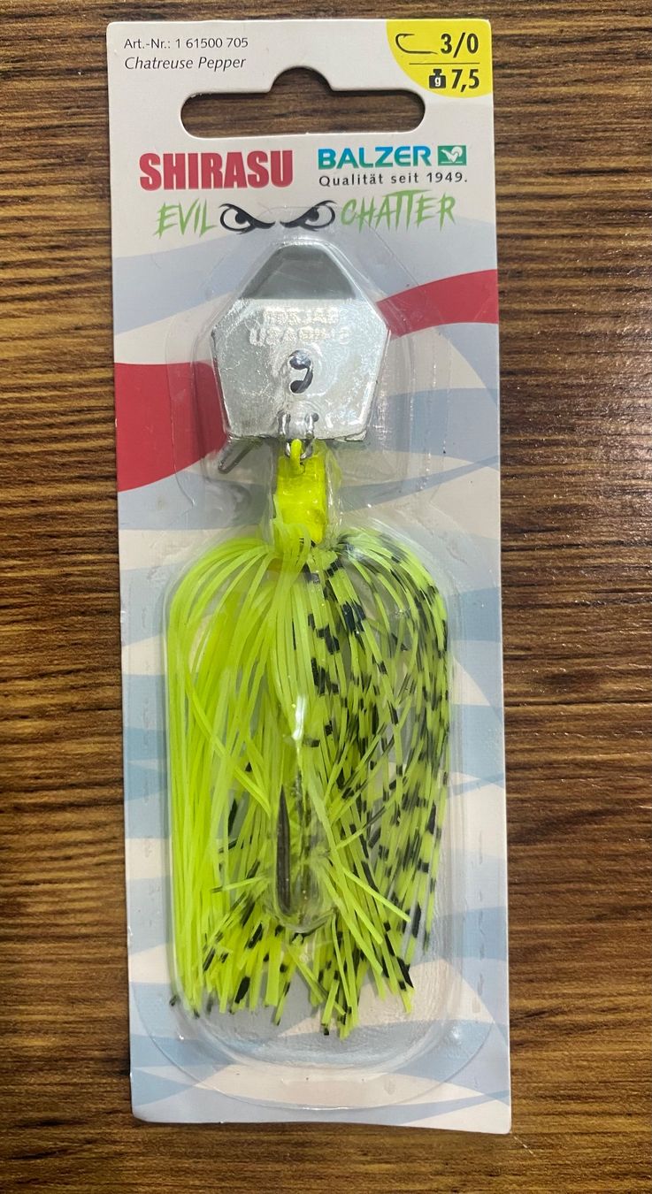 Balzer Köder: BALZER Shirasu Evil Chatterbait Gr.3/0 7.5g – Neu und originalverpackt aus Widnau von Fishingtackle_Oggy