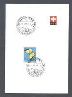 PTT Bögli mit Sst SÖRENBERG ET 1.XII.50 Erstag !