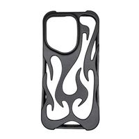 Schwarz Matt iPhone Flamme Hülle, gratis Versand