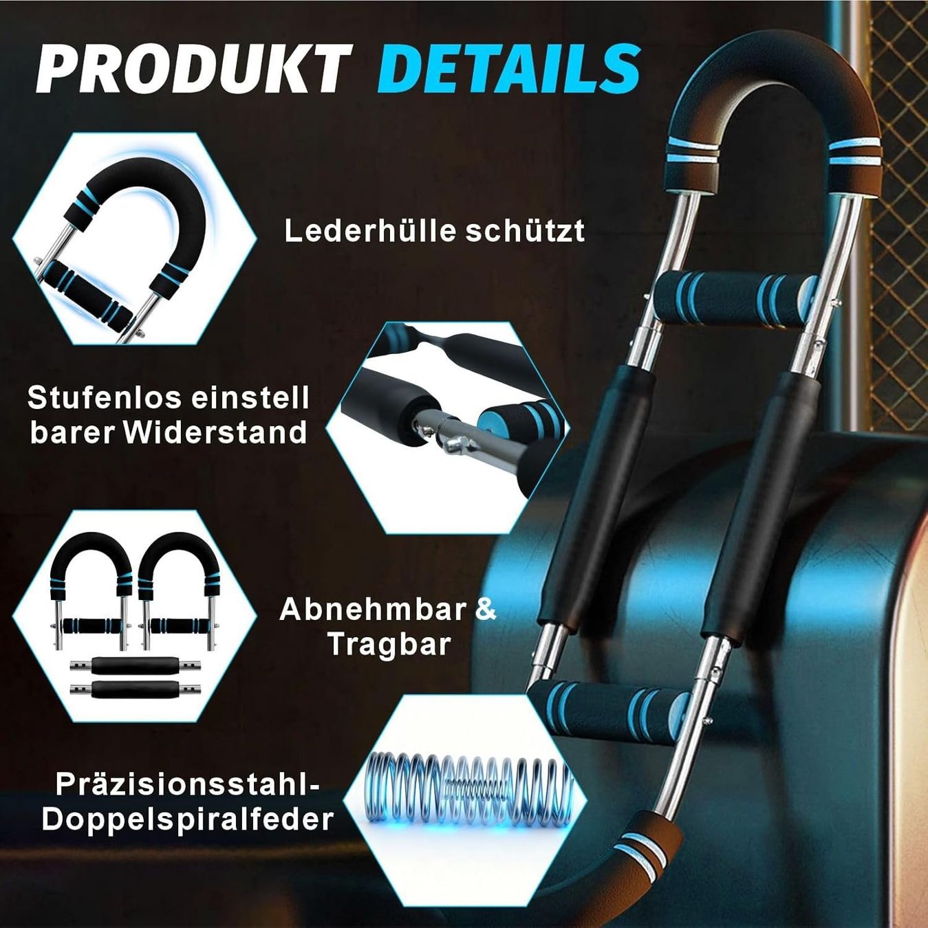 Hometrainer: Armtrainer - Verstellbares Brust & Arm Trainingsgerät – Neu (gemäss Beschreibung) aus Thun von thunshop 3