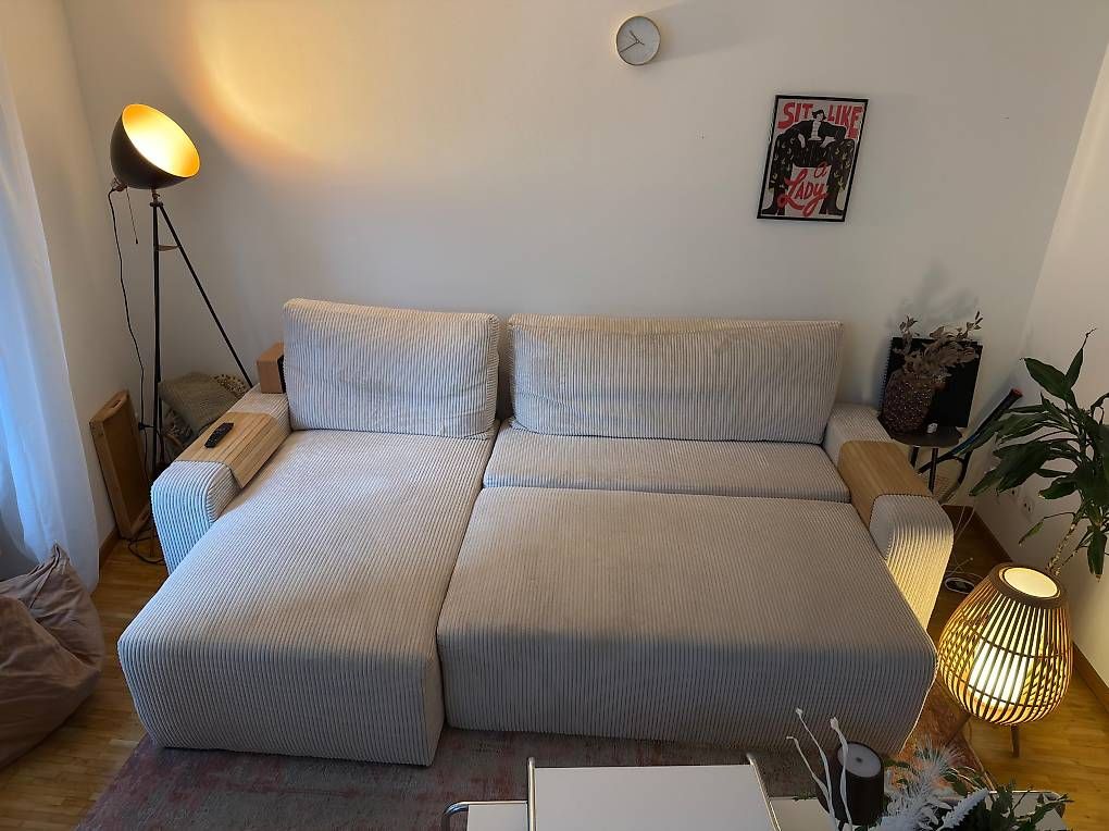 Conforama Divani: Conforama Ecksofa ARAGON - Cream – Usato da Chur venduto da nla_6v8m 3