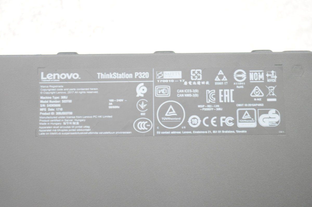 Lenovo PCs: Lenovo ThinkStation P320 – Gebraucht aus Zizers von Digitag0 4