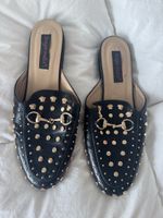 Mocassins Sergio Todzi noir cloutés or taille 40 TBE été ☀️