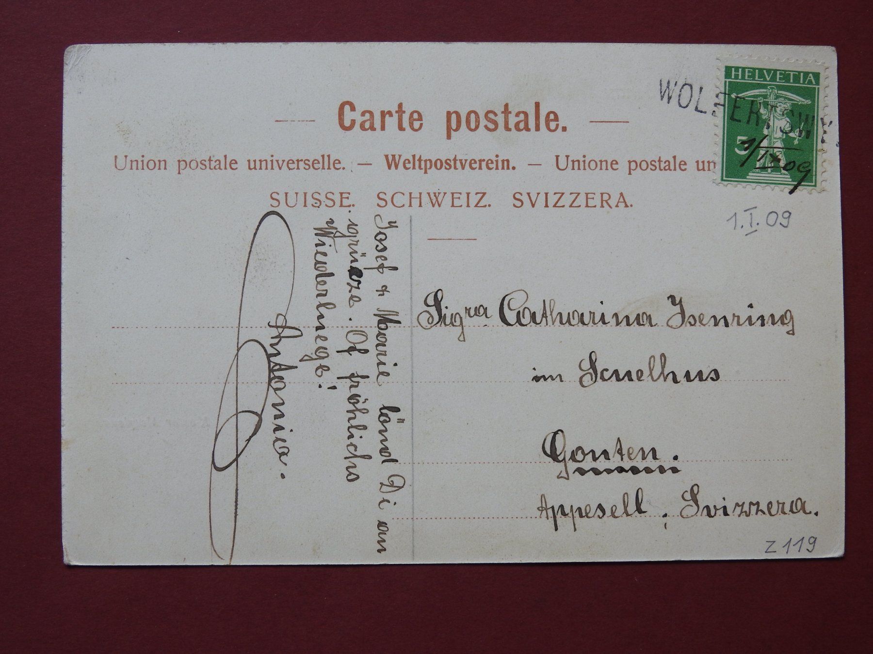 Cartoline postali: Gruss aus Kloster Magdenau – Usato da Rain venduto da 999-800-K 1