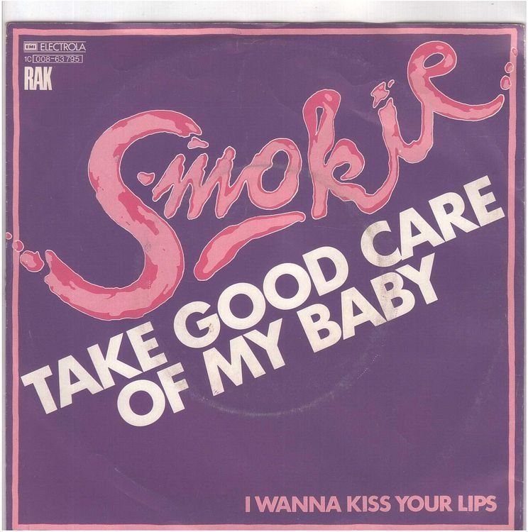 Dischi in vinile: Smokie  --  Take good care  Single7 – Usato da Rheinau venduto da asteng