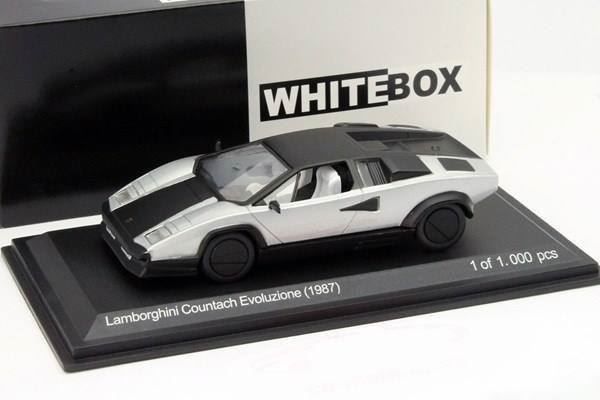 Lamborghini Modellini d'auto: Lamborghini Countach Evoluzione 1987 silber / matt-schwarz – Nuovo e nell'imballaggio originale da Gerlafingen venduto da espero88 9