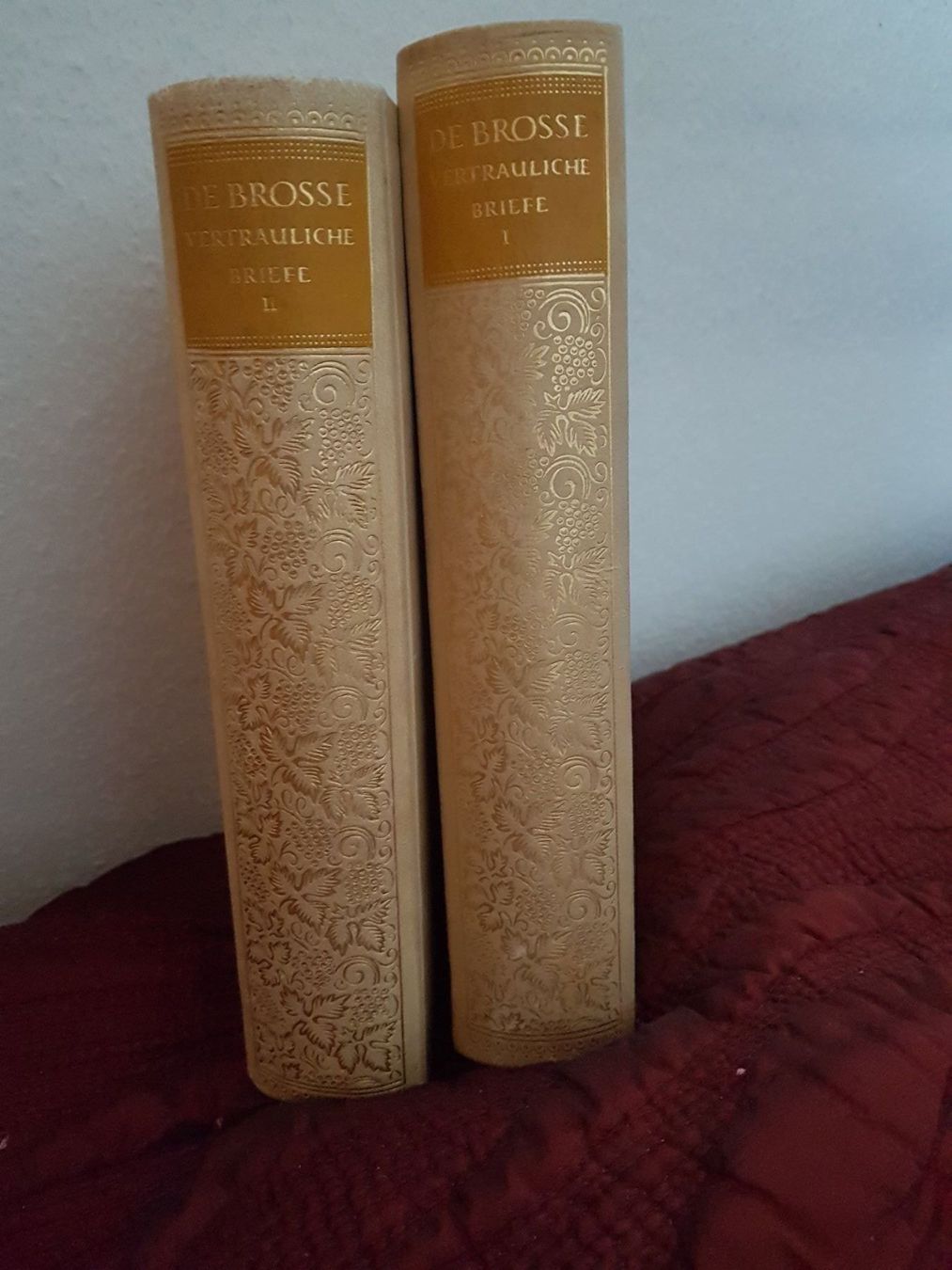 Libri: De Brosses , vertrauliche Briefe 2 Bände – Usato da zürich venduto da gabab