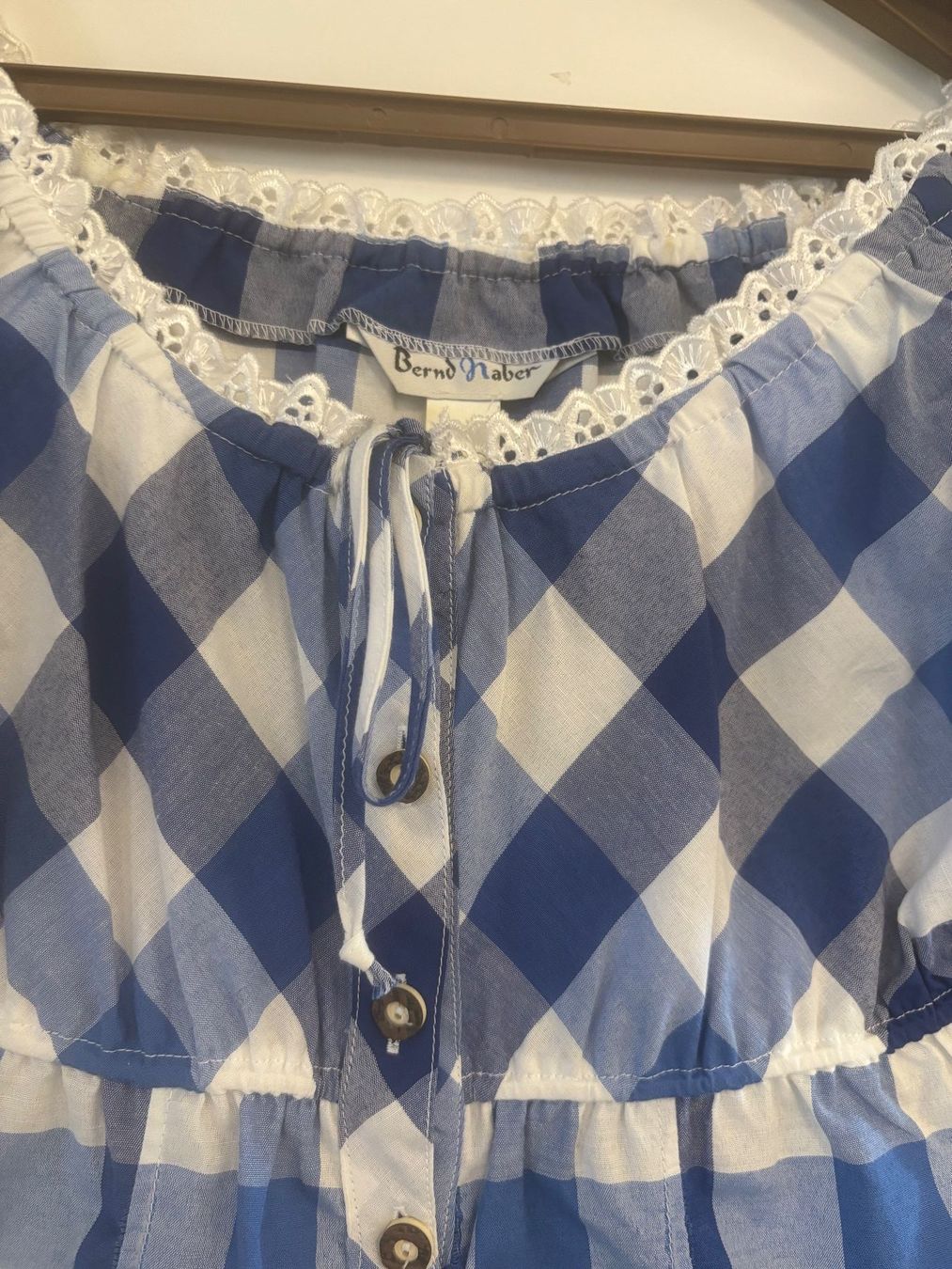 Blusen: Karierte Bluse blau - Oktoberfest Gr. XS – Neu (gemäss Beschreibung) aus Brügg BE von doppelsalchow 2