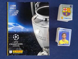 Panini Champions League Leeralbum und 500 Sticker - 2008-09