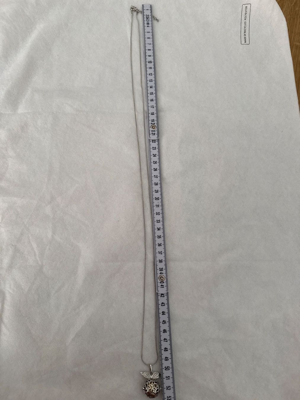 Ketten: NEU! Lange Kette mit Klangkugel + Engel Anhänger – Neu und originalverpackt aus Schönenwerd von d.chiara 4