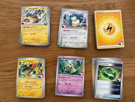 Englische Pokemonkarten aus verschiedenen Prize Packs
