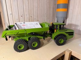 RC 1:14 Dumper grün mit Fernsteuerung neu