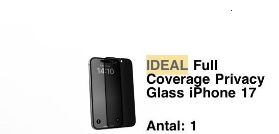 Apple Covers & Schutzfolien: NEU - Schutzglas iPhone 17 Privacy Full Coverage neu – Neu und originalverpackt aus Bern von oaicu 1